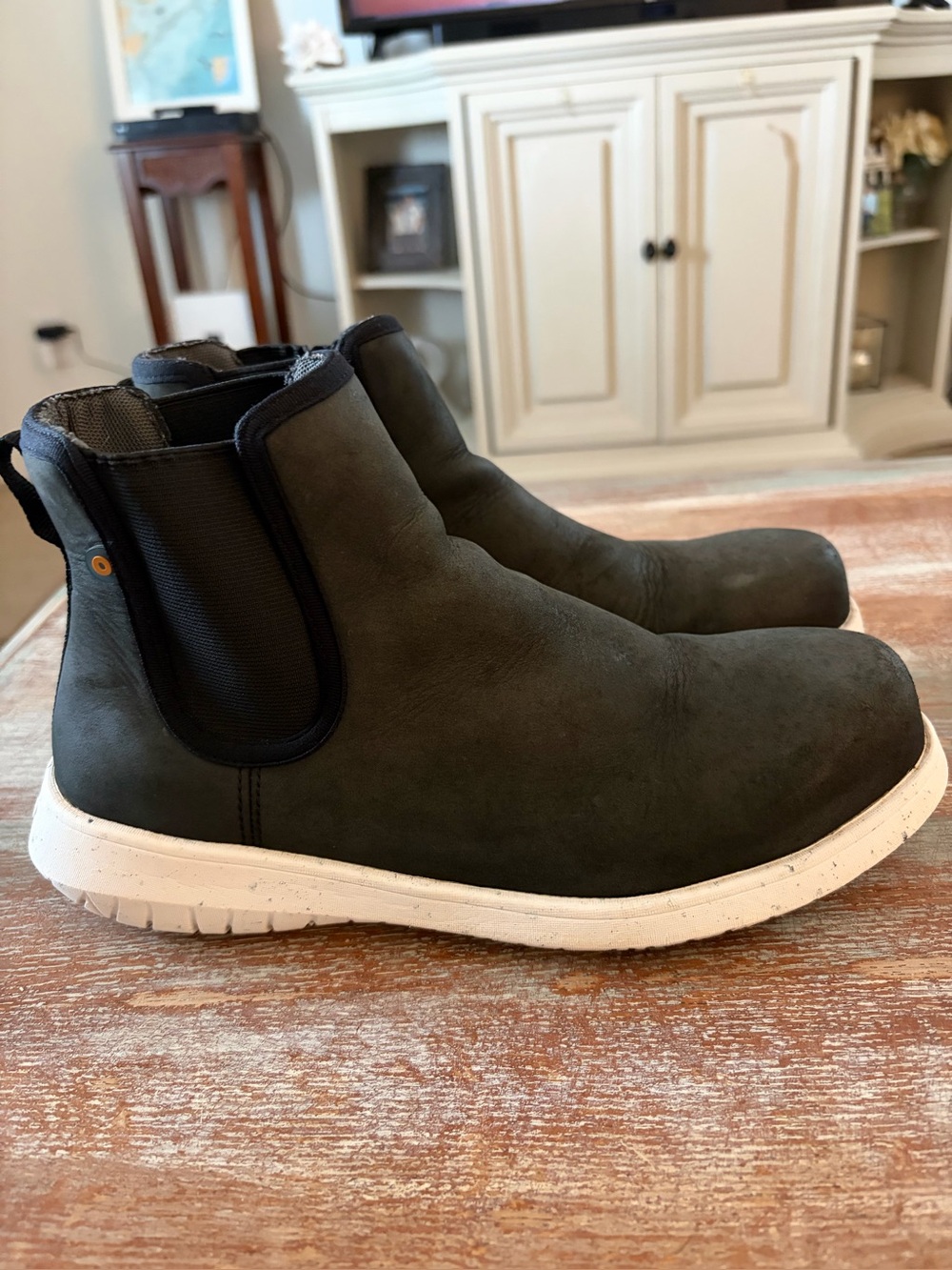Bogs Cypress Composite Safety Toe Dark Gray Women's Size 8.5 Slip On